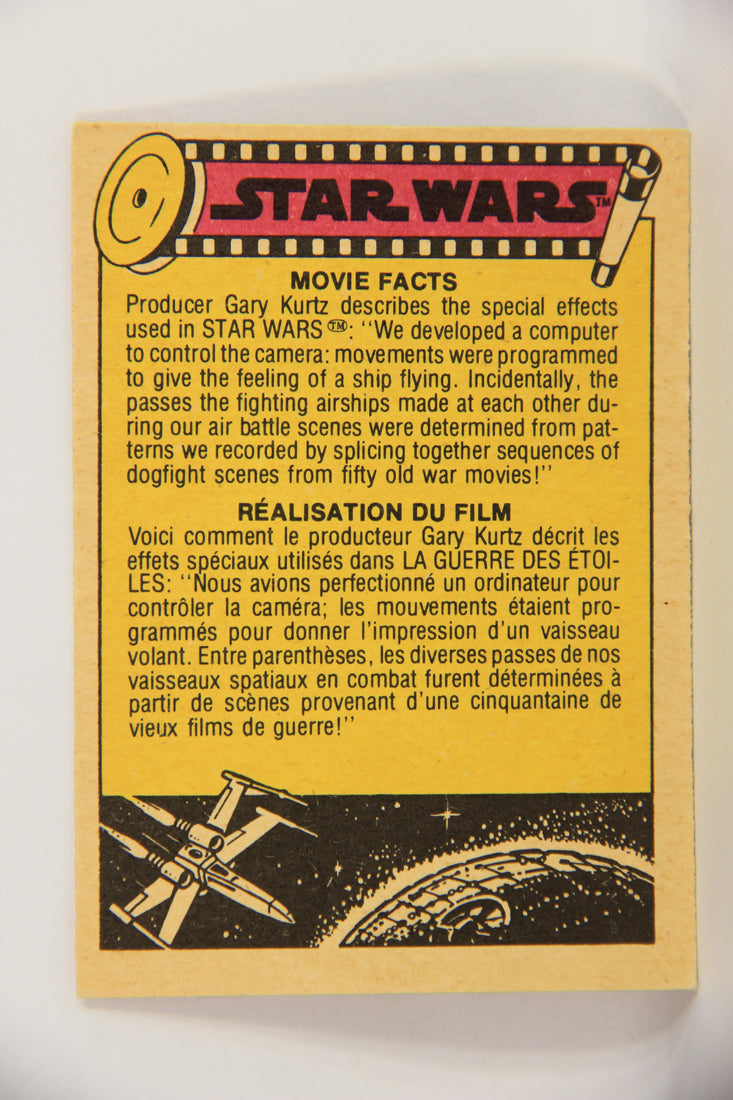 Star Wars 1977 Trading Card #116 Honored For Their Heroism FR-ENG OPC L019044
