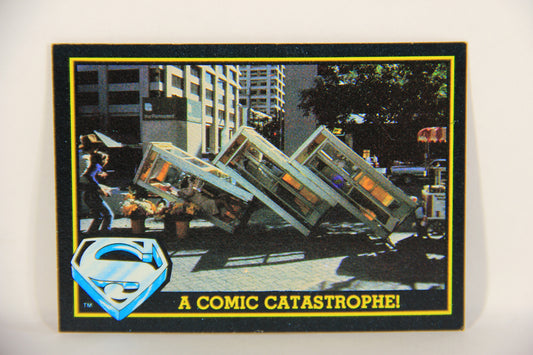 Superman 3 Topps 1983 Trading Card #2 A Comic Catastrophe ENG L019067