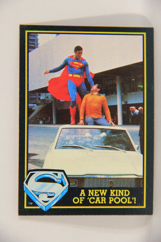 Superman 3 Topps 1983 Trading Card #6 A New Kind Of Car Pool ENG L019071