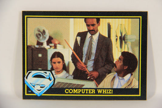 Superman 3 Topps 1983 Trading Card #10 Computer Whiz ENG L019075
