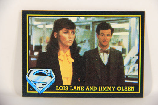 Superman 3 Topps 1983 Trading Card #12 Lois Lane And Jimmy Olson ENG L019077