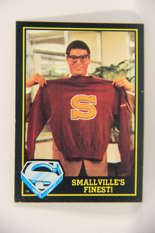 Superman 3 Topps 1983 Trading Card #13 Smallville's Finest ENG L019078