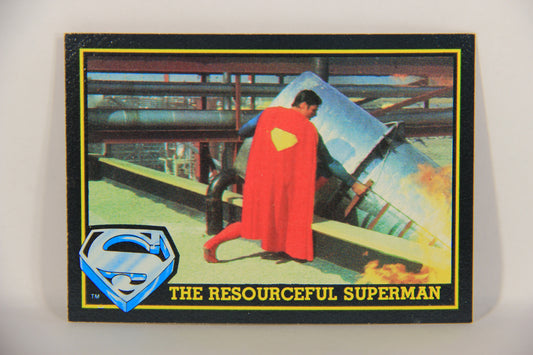 Superman 3 Topps 1983 Trading Card #19 The Resourceful Superman ENG L019084