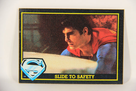 Superman 3 Topps 1983 Trading Card #20 Slide To Safety ENG L019085