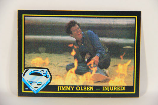 Superman 3 Topps 1983 Trading Card #21 Jimmy Olsen - Injured ENG L019086