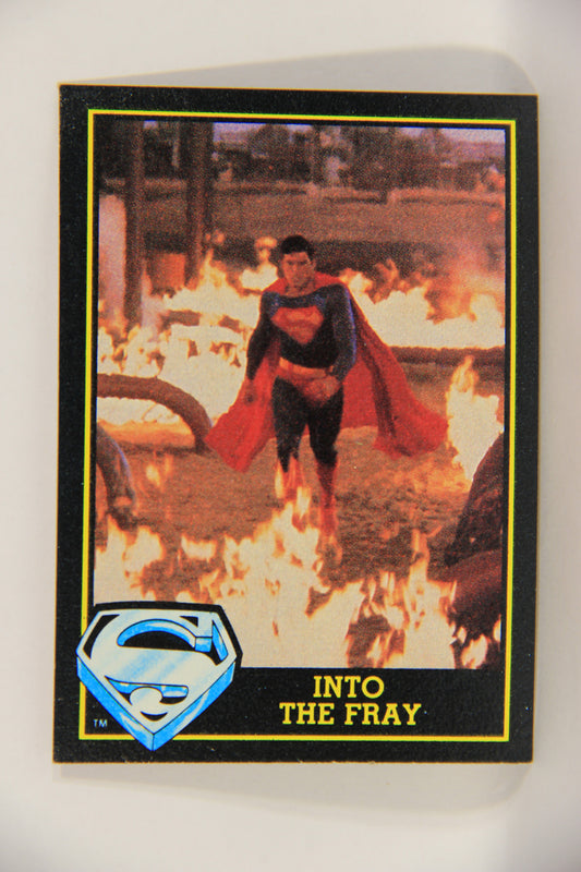 Superman 3 Topps 1983 Trading Card #22 Into The Fray ENG L019087