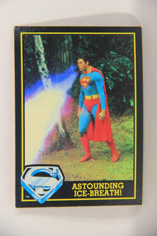 Superman 3 Topps 1983 Trading Card #25 Astounding Ice-Breath ENG L019090