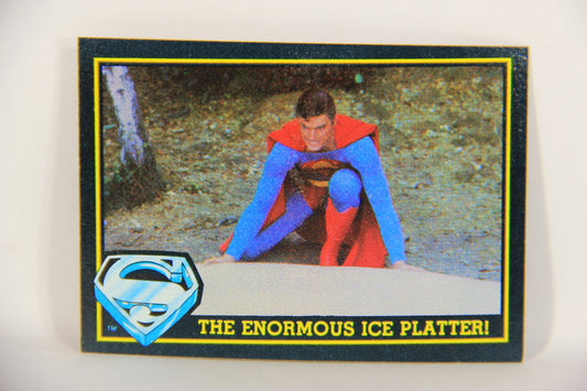 Superman 3 Topps 1983 Trading Card #26 The Enormous Ice Platter ENG L019091