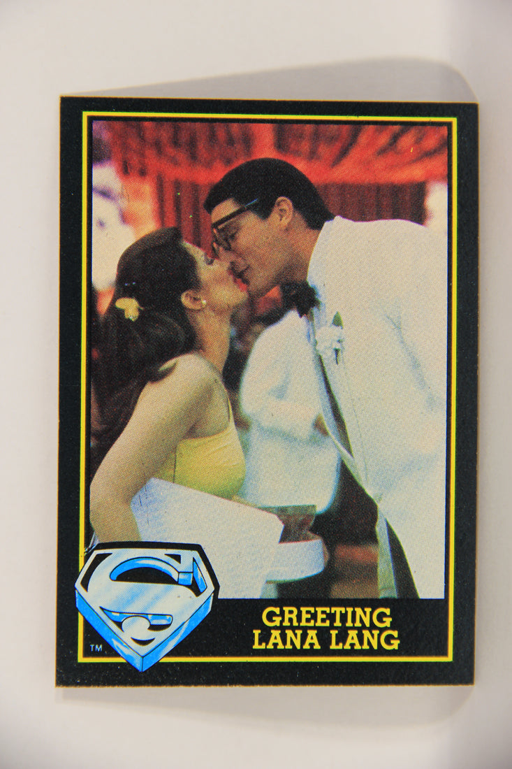 Superman 3 Topps 1983 Trading Card #29 Greeting Lana Lang ENG L019094