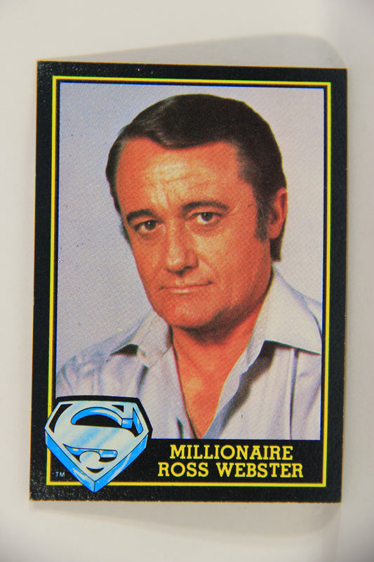 Superman 3 Topps 1983 Trading Card #31 Millionaire Ross Webster ENG L019096