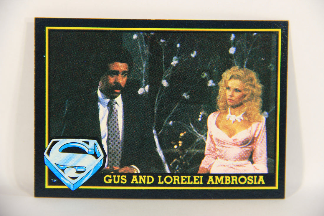 Superman 3 Topps 1983 Trading Card #32 Gus And Lorelei Ambrosia ENG L019097