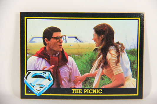 Superman 3 Topps 1983 Trading Card #34 The Picnic ENG L019099