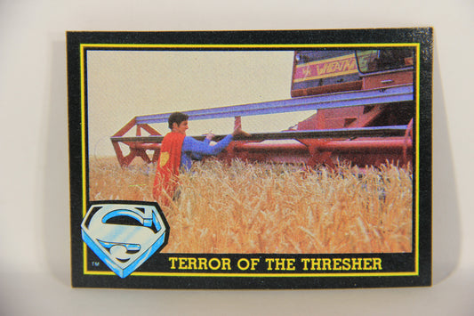 Superman 3 Topps 1983 Trading Card #36 Terror Of The Thresher ENG L019101