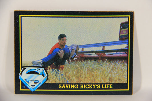 Superman 3 Topps 1983 Trading Card #37 Saving Ricky's Life ENG L019102
