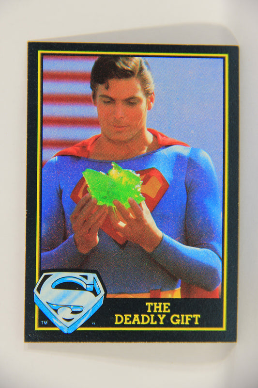 Superman 3 Topps 1983 Trading Card #50 The Deadly Gift ENG L019115