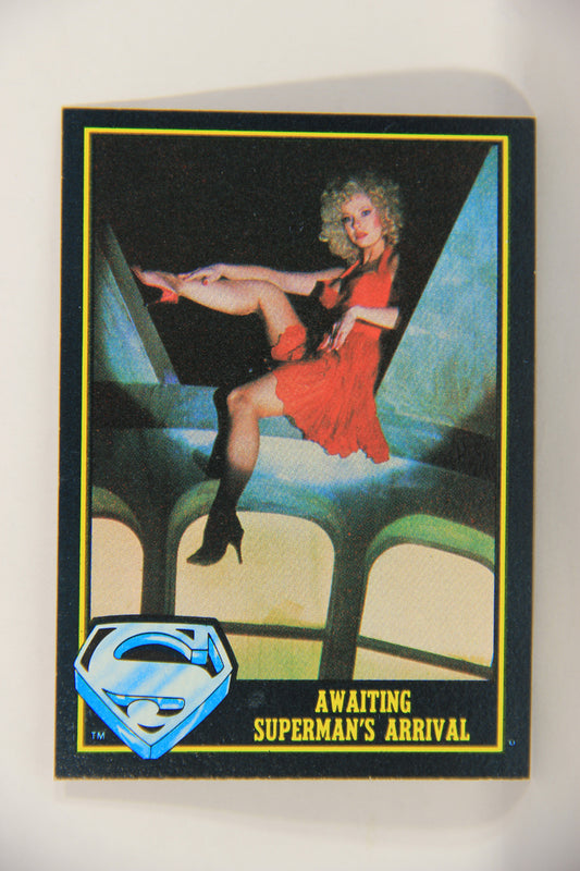 Superman 3 Topps 1983 Trading Card #56 Awaiting Superman's Arrival ENG L019121