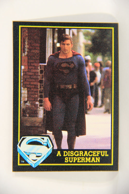 Superman 3 Topps 1983 Trading Card #57 A Disgraceful Superman ENG L019122