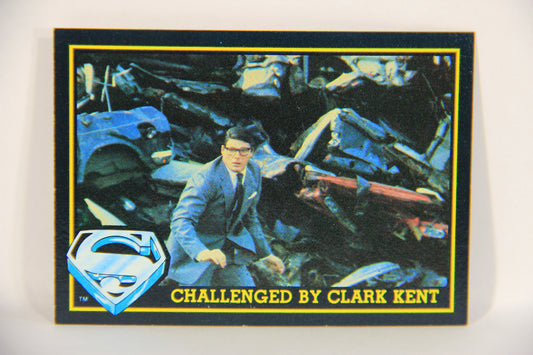 Superman 3 Topps 1983 Trading Card #60 Challenged By Clark Kent ENG L019125