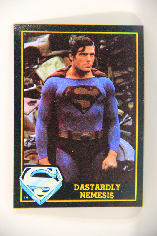 Superman 3 Topps 1983 Trading Card #62 Dastardly Nemesis ENG L019127