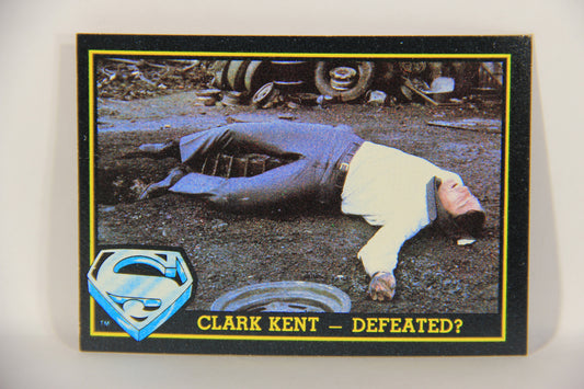 Superman 3 Topps 1983 Trading Card #63 Clark Kent - Defeated ENG L019128