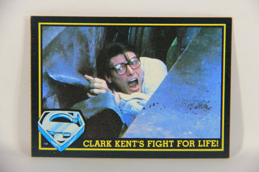 Superman 3 Topps 1983 Trading Card #65 Clark Kent's Fight For Life ENG L019130
