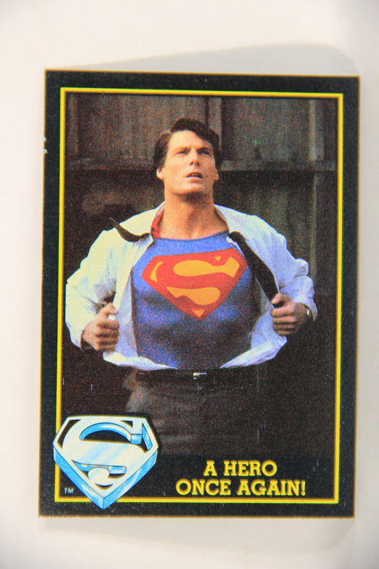 Superman 3 Topps 1983 Trading Card #67 A Hero Once Again ENG L019132
