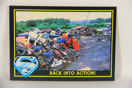 Superman 3 Topps 1983 Trading Card #68 Back Into Action ENG L019133