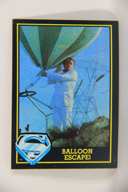 Superman 3 Topps 1983 Trading Card #71 Balloon Escape ENG L019136
