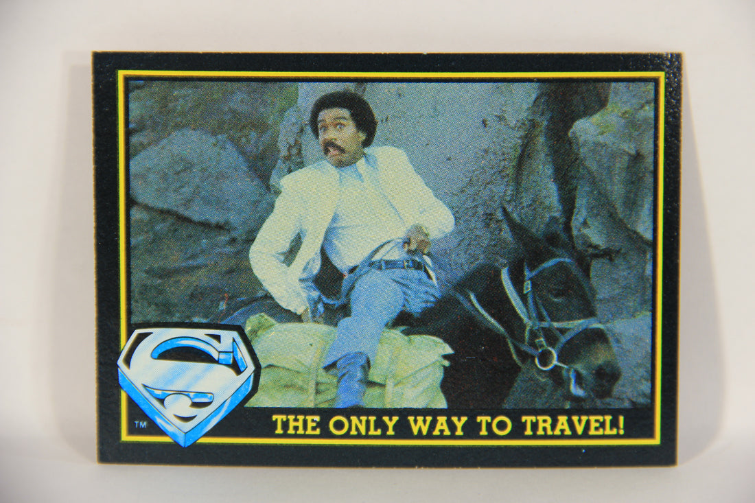 Superman 3 Topps 1983 Trading Card #72 The Only Way To Travel ENG L019137