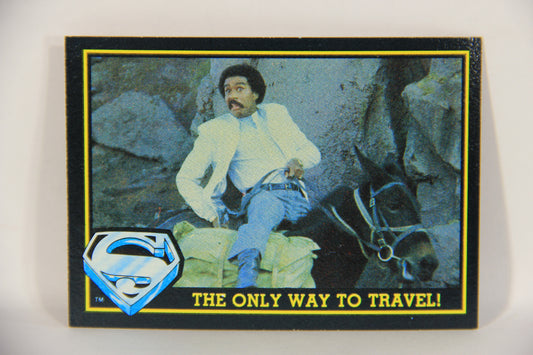 Superman 3 Topps 1983 Trading Card #72 The Only Way To Travel ENG L019137
