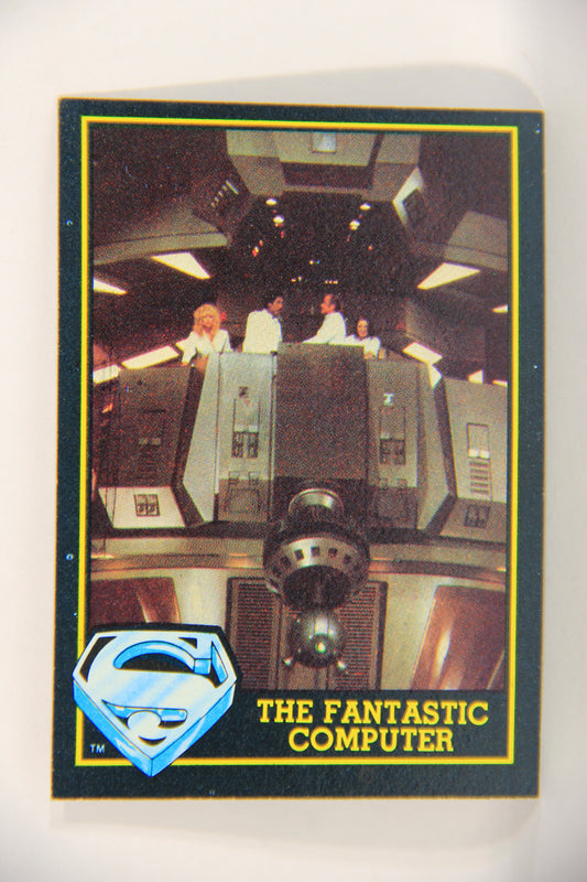 Superman 3 Topps 1983 Trading Card #73 The Fantastic Computer ENG L019138