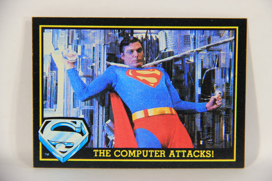 Superman 3 Topps 1983 Trading Card #75 The Computer Attacks ENG L019140