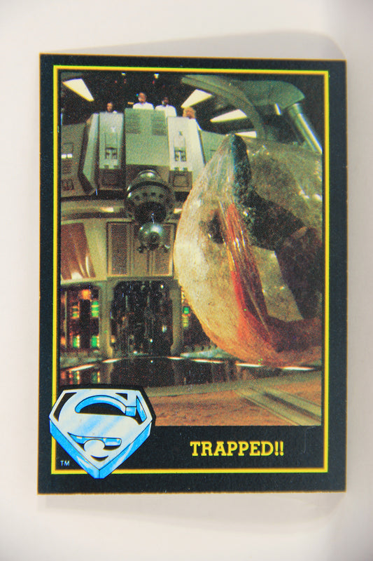 Superman 3 Topps 1983 Trading Card #77 Trapped ENG L019142