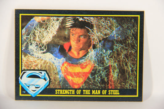 Superman 3 Topps 1983 Trading Card #78 Strength Of The Man Of Steel ENG L019143