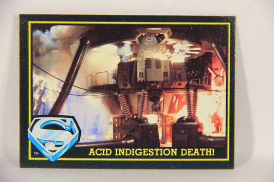 Superman 3 Topps 1983 Trading Card #90 Acid Indigestion Death ENG L019155
