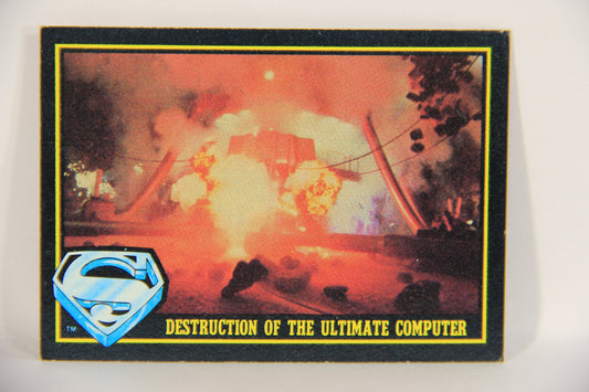 Superman 3 Topps 1983 Trading Card #91 Destruction Of The Ultimate Computer ENG L019156