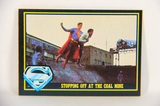Superman 3 Topps 1983 Trading Card #93 Stopping Off At The Coal Mine ENG L019158