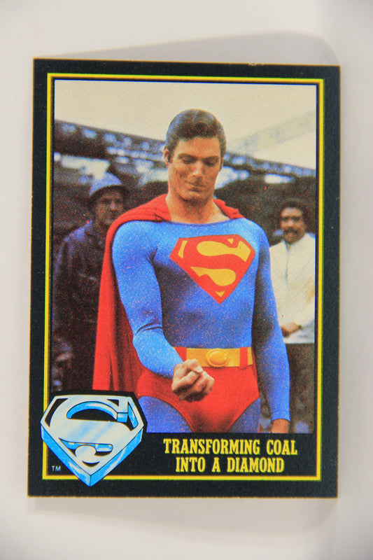 Superman 3 Topps 1983 Trading Card #94 Transforming Coal Into A Diamond ENG L019159