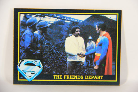 Superman 3 Topps 1983 Trading Card #95 The Friends Depart ENG L019160