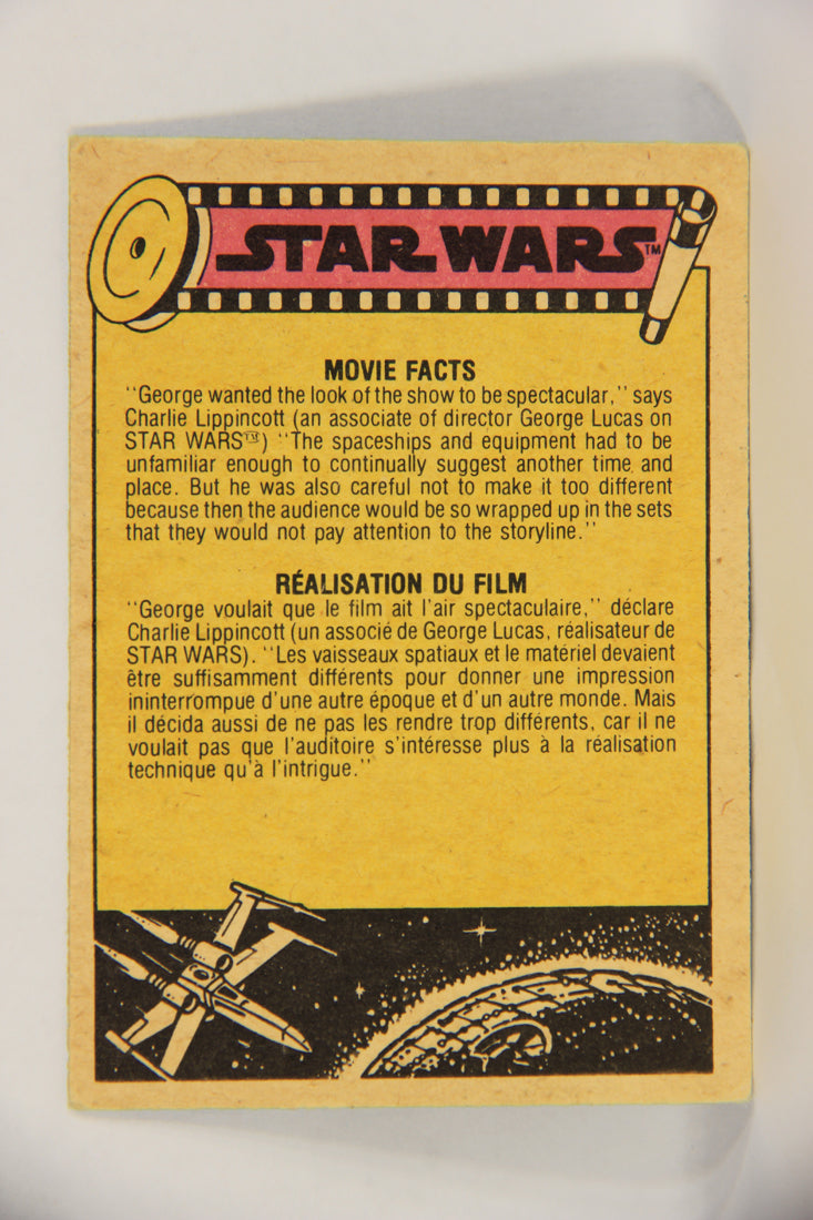 Star Wars 1977 Trading Card #15 Artoo-Detoo Is Left Behind FR-ENG OPC L019196