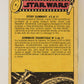 Star Wars 1977 Trading Card #17 Lord Vader Threatens Princess Leia FR-ENG OPC L019198