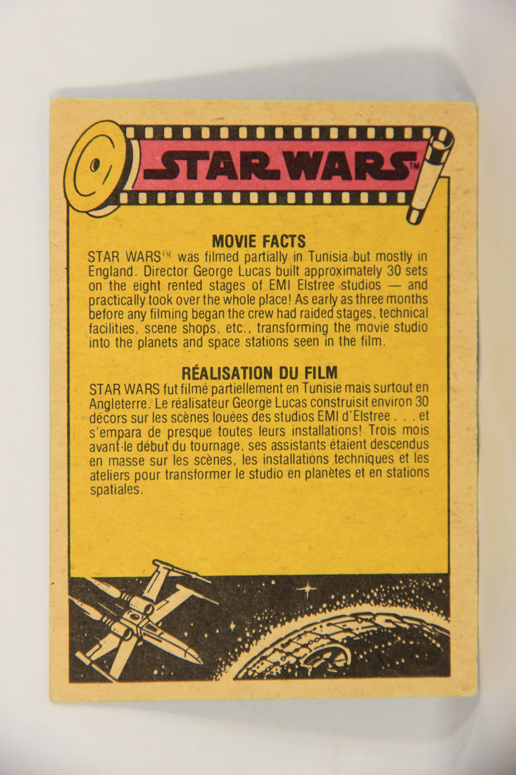 Star Wars 1977 Trading Card #18 Artoo-Detoo Is Missing FR-ENG O-Pee-Chee L019199
