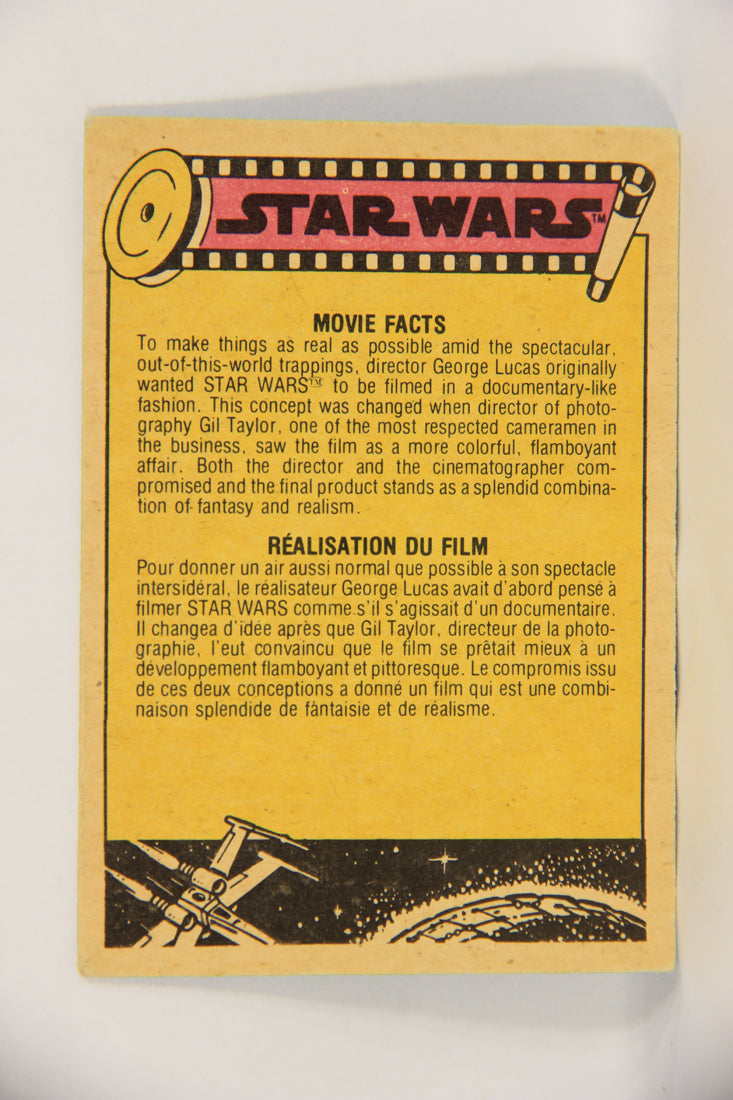 Star Wars 1977 Trading Card #24 Stormtroopers Seek The Droids FR-ENG OPC L019204