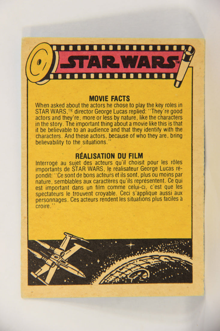 Star Wars 1977 Trading Card #28 Luke Agrees To Join Ben Kenobi FR-ENG OPC L019207