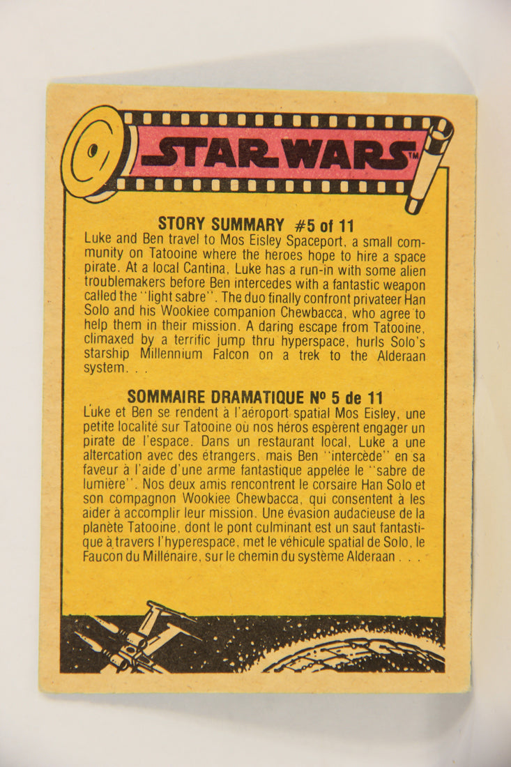 Star Wars 1977 Trading Card #29 Stopped By Stormtroopers FR-ENG O-Pee-Chee L019208
