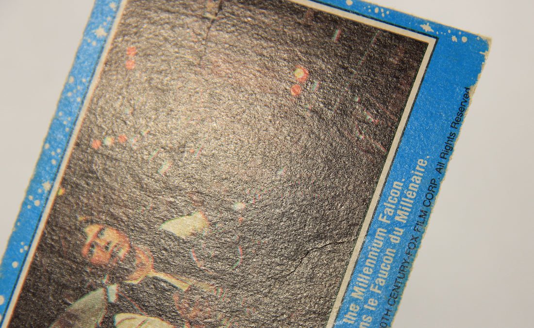 Star Wars 1977 Trading Card #30 Han In The Millennium Falcon FR-ENG OPC L019209