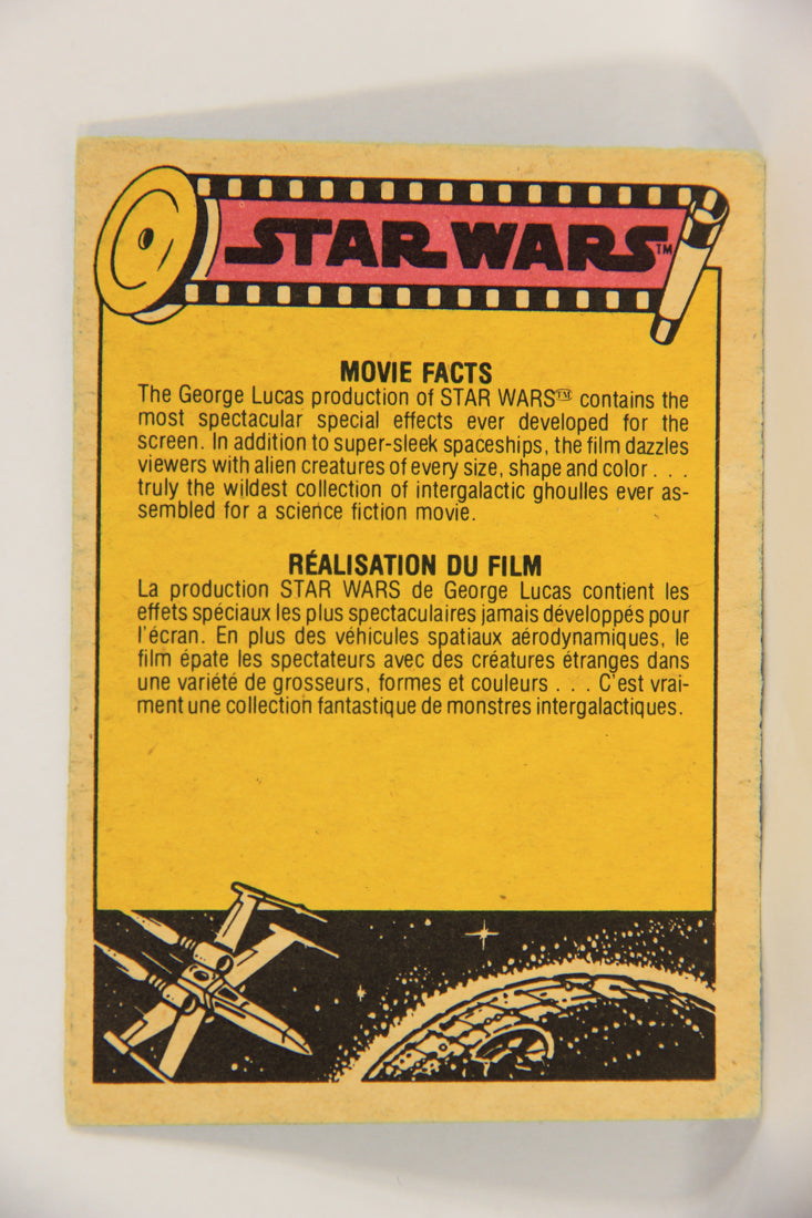 Star Wars 1977 Trading Card #38 Luke And Han In The Refuse Room FR-ENG OPC L019215