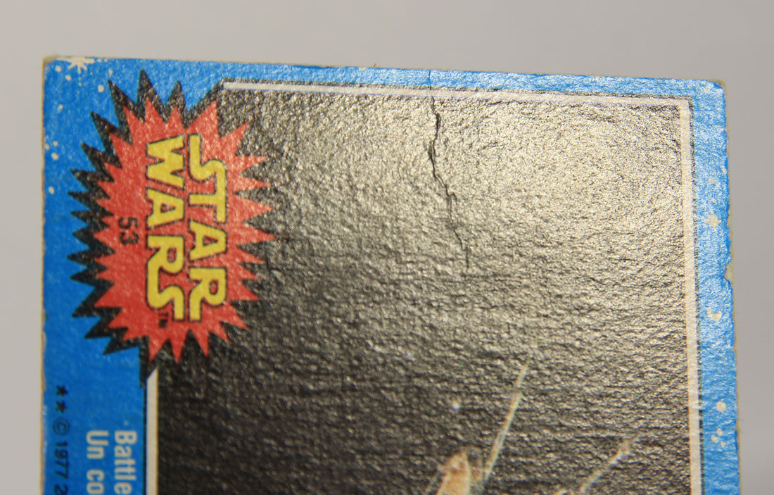 Star Wars 1977 Trading Card #53 Battle In Outer Space FR-ENG O-Pee-Chee L019226