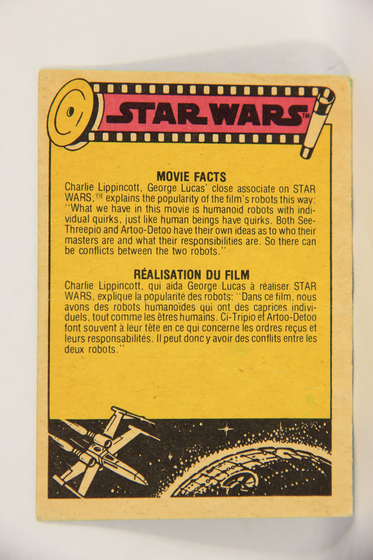 Star Wars 1977 Trading Card #54 The Victors Receive Their Reward FR-ENG OPC L019227