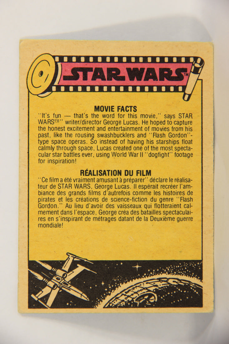 Star Wars 1977 Trading Card #58 Harrison Ford As Han Solo FR-ENG OPC L019230